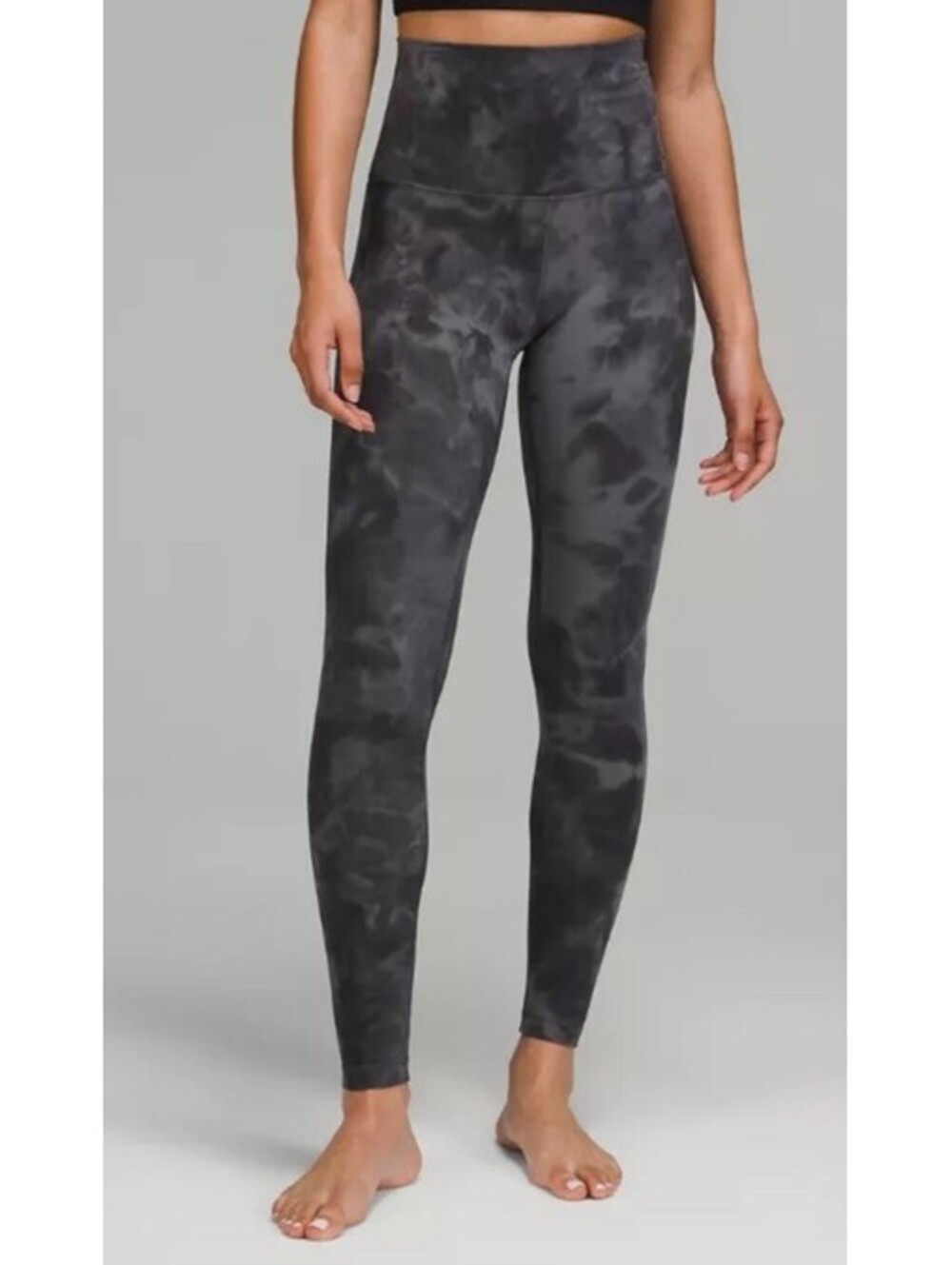 Lululemon Athletica Diamond Dye Pitch Graphite Grey Align Leggings 8